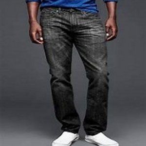 GAP 1969 Charcoal Neppy Black Slim Jeans - 29x34